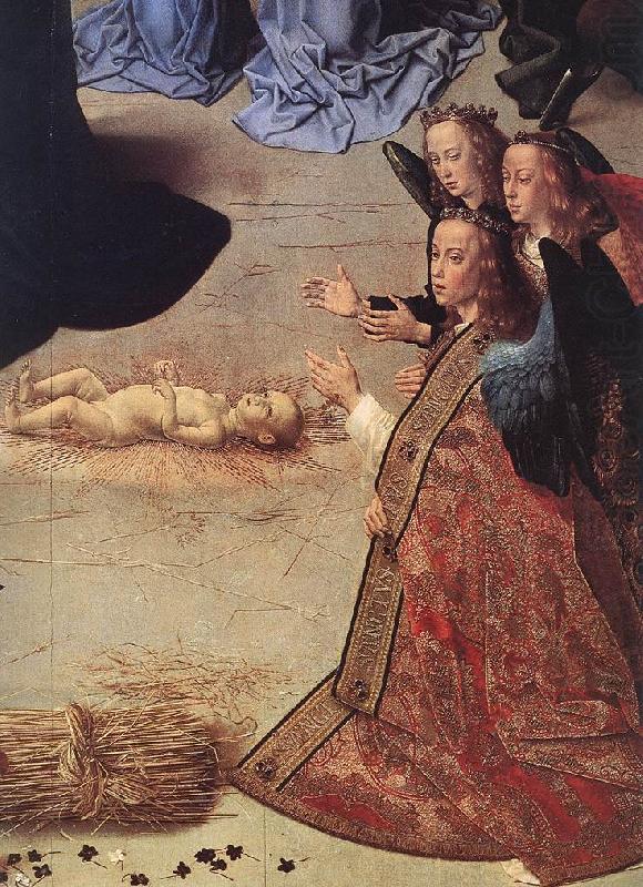 GOES, Hugo van der The Adoration of the Shepherds (detail)